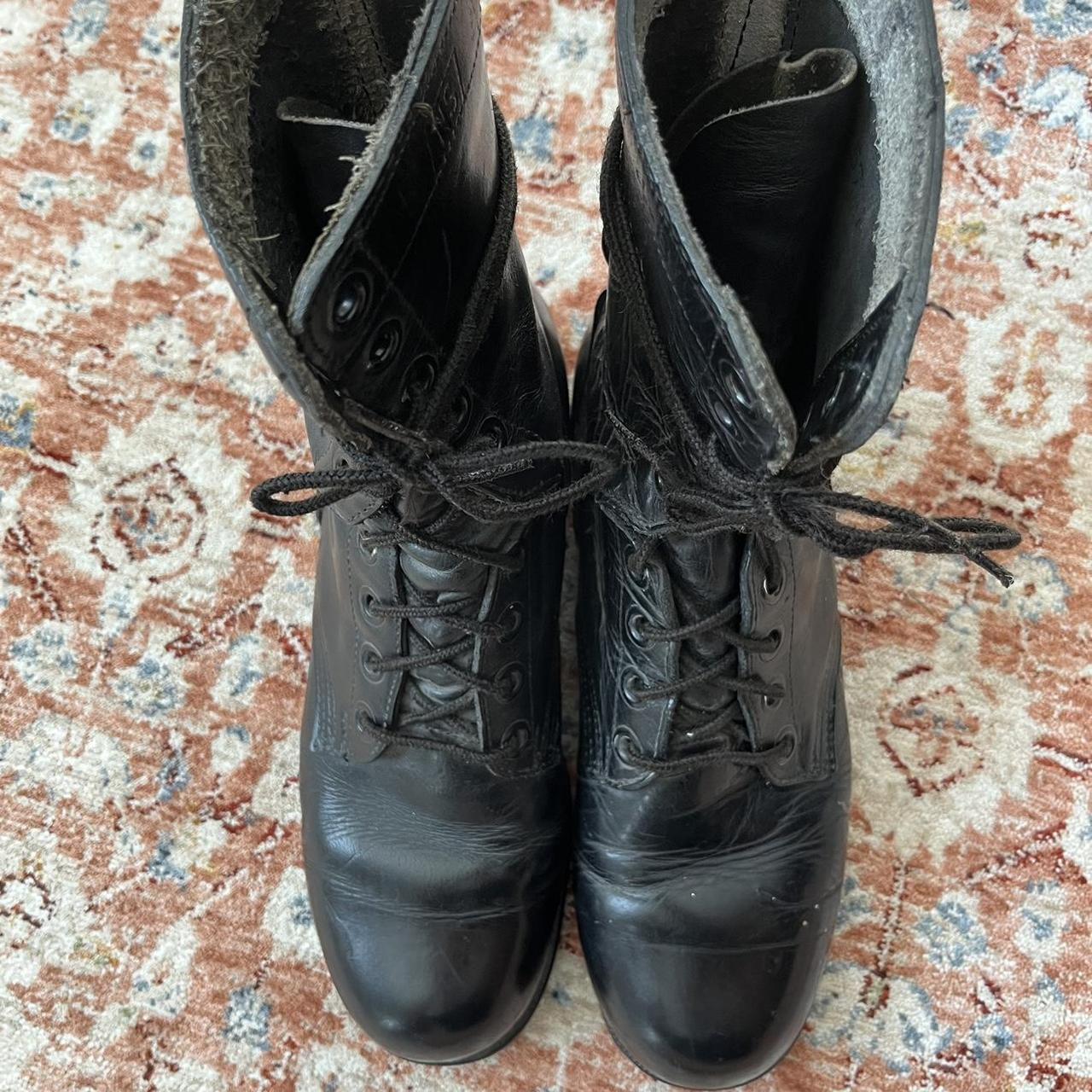 mens vintage black boots