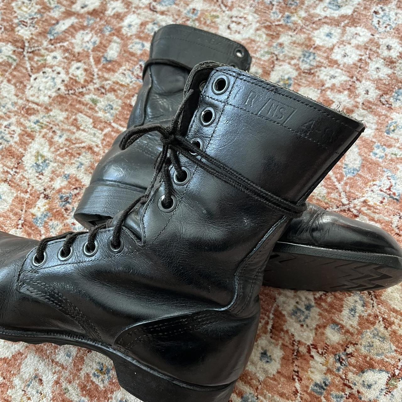 mens vintage black boots