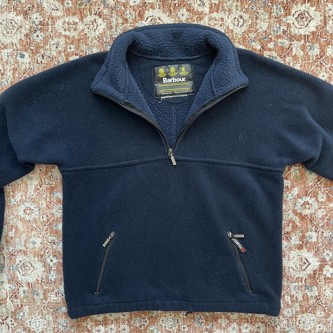 Barbour Men's Navy Sweatshirt | Depop