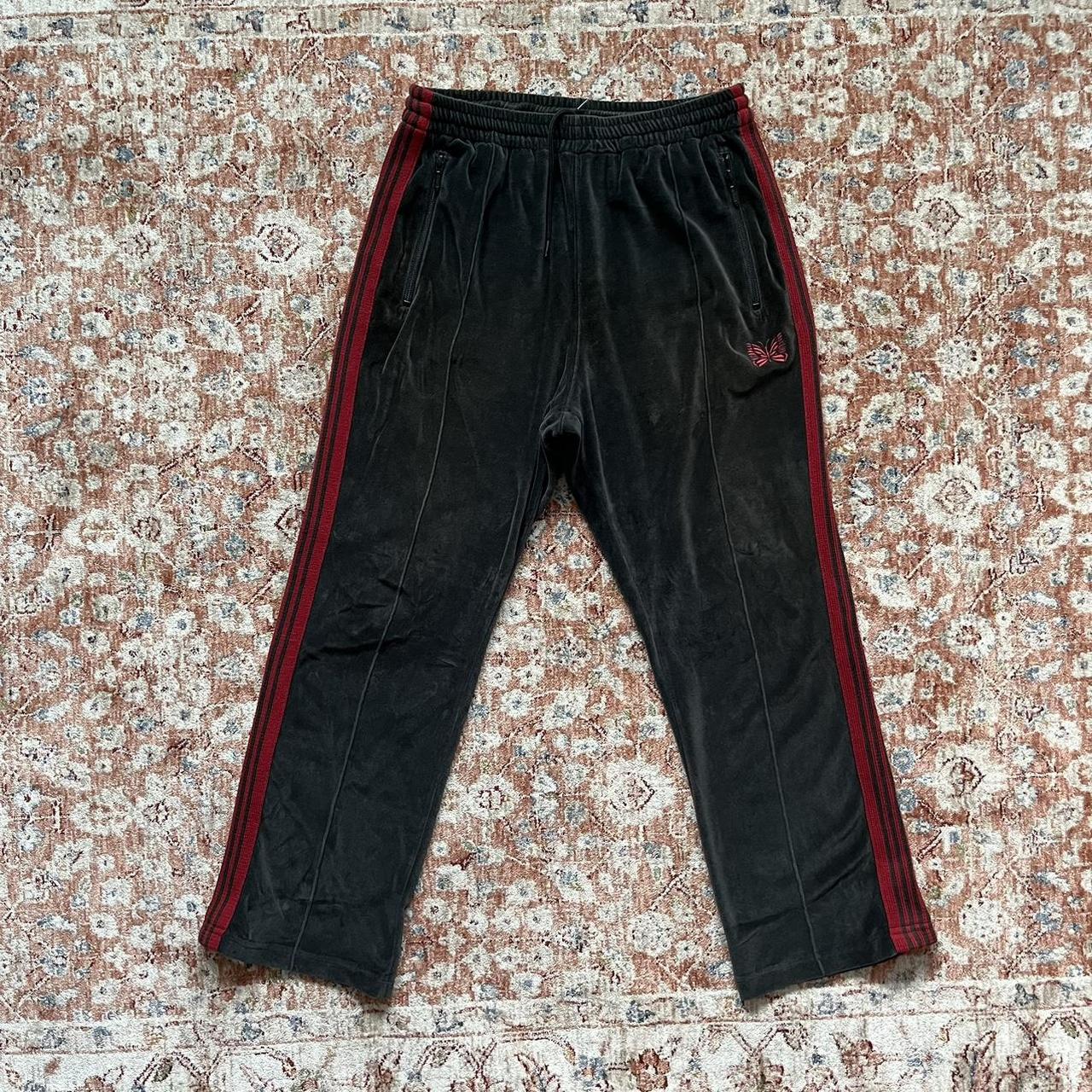 Needles track pants sales red