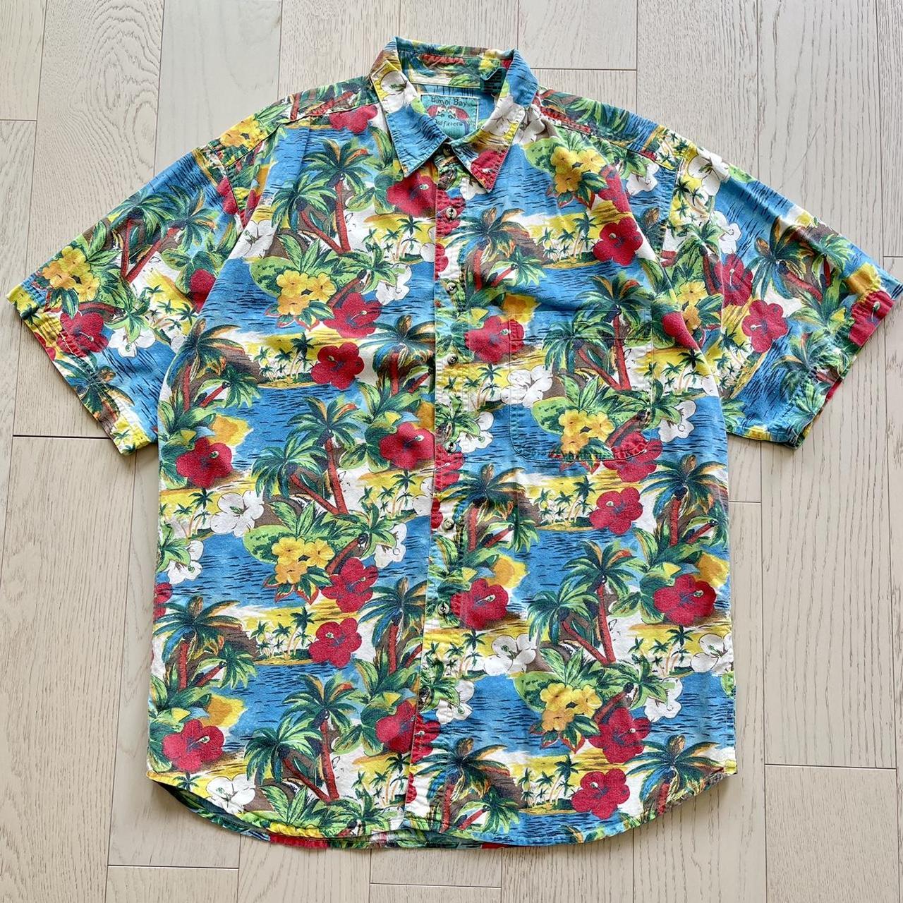 Vintage Hawaiian Indian cotton shirt Circa 1990s - Depop