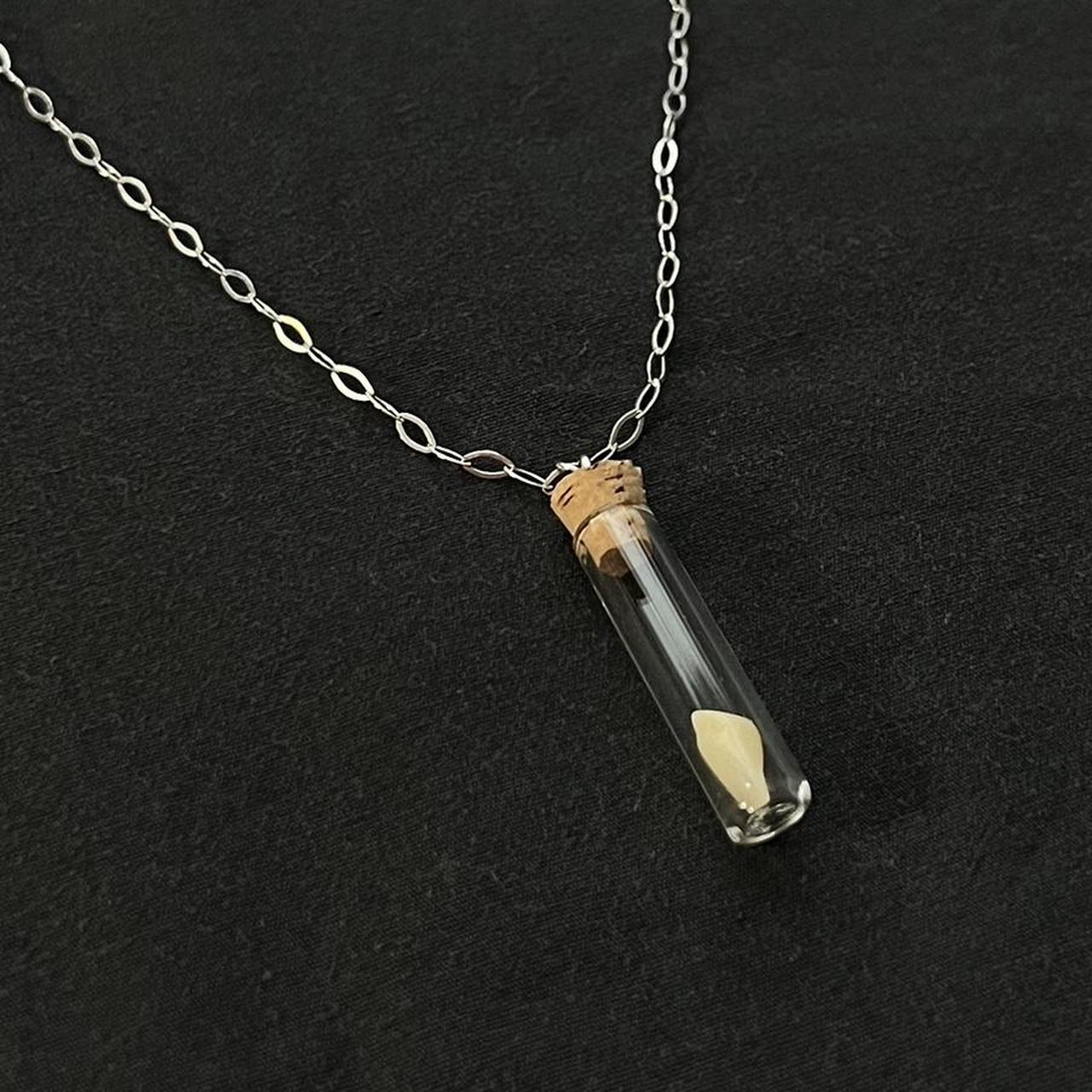 Small hot sale jar necklace