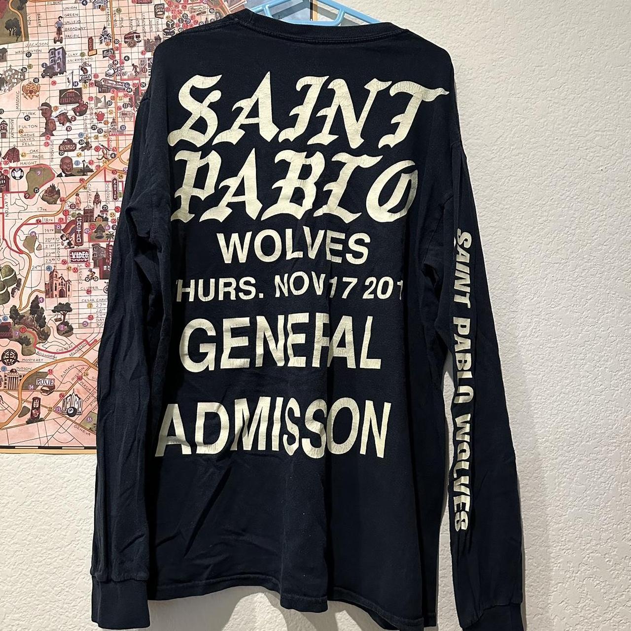 Kanye West Saint Pablo Long Sleeve T YZY - Tシャツ