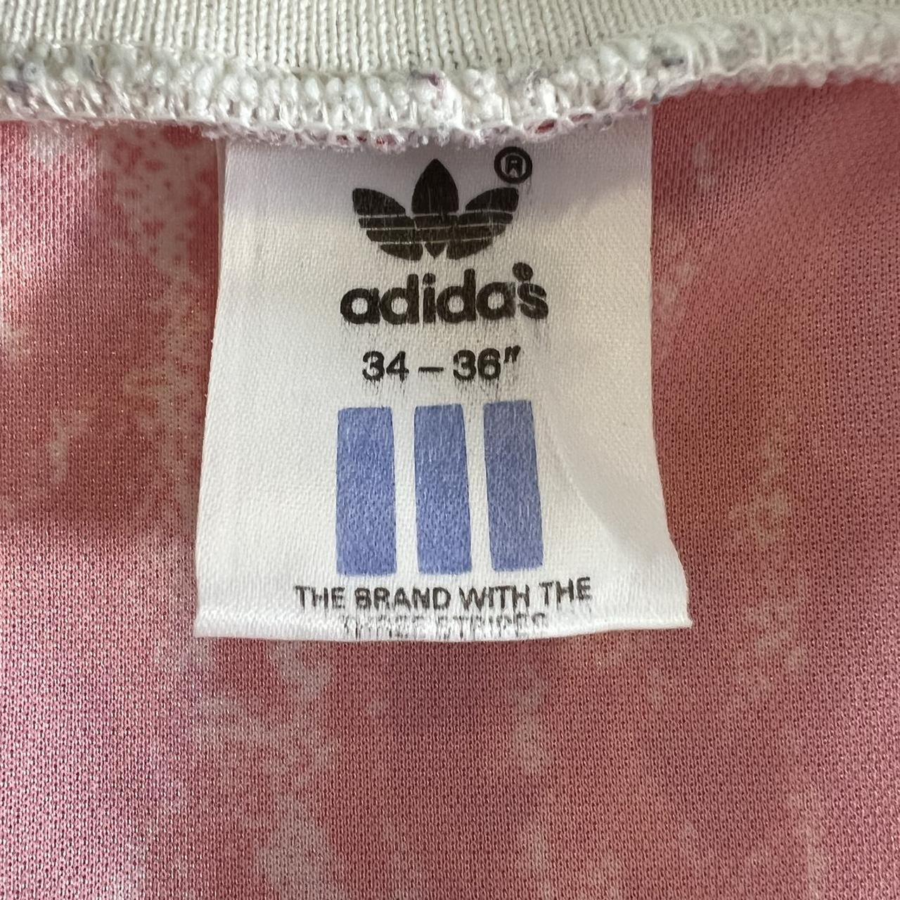 Adidas Men's Red and White T-shirt | Depop