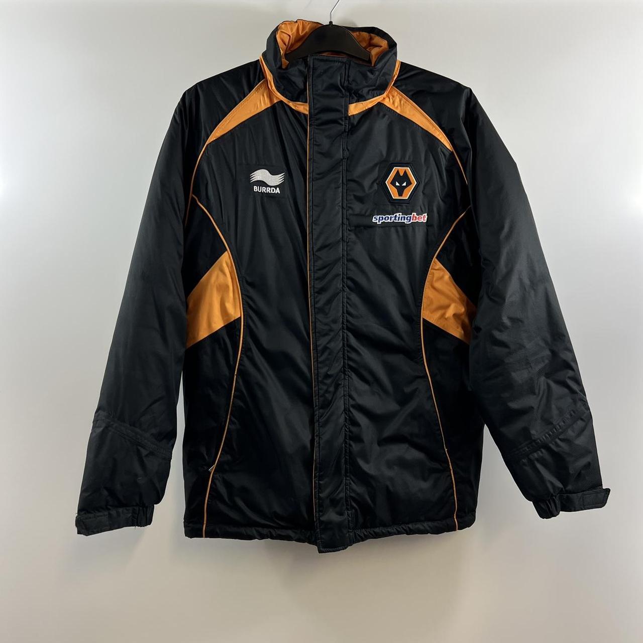 Wolves Bench Football Coat 2011/12 Adults Small... - Depop