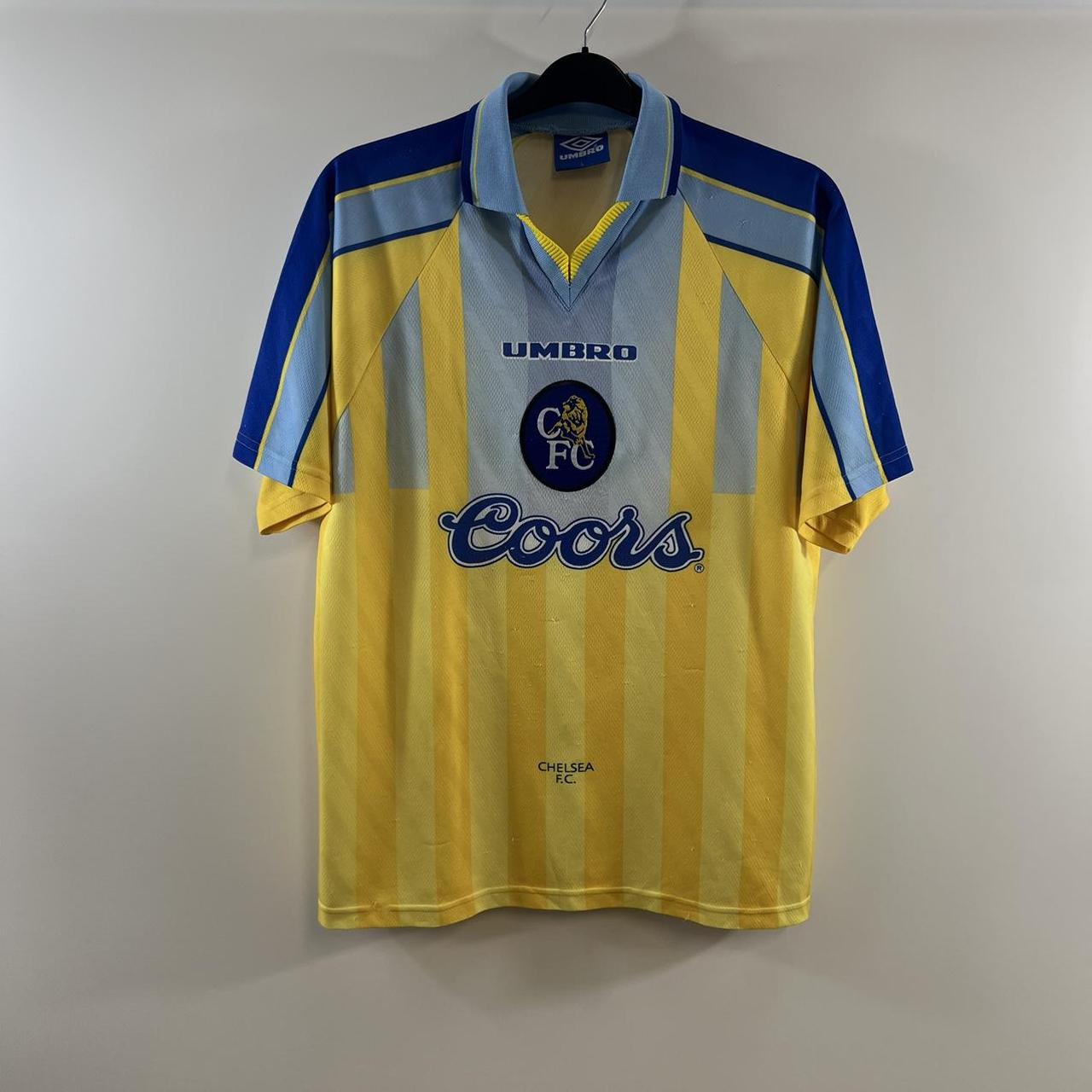 Chelsea Away Football Shirt 1996/97 Adults Large... - Depop