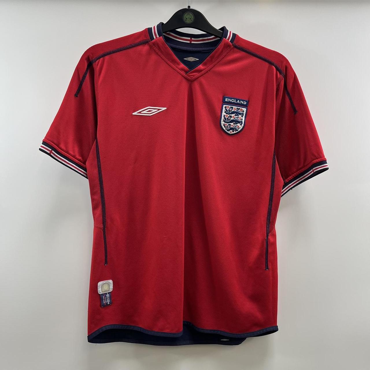 England Away Football Shirt 2002/04 Adults Depop