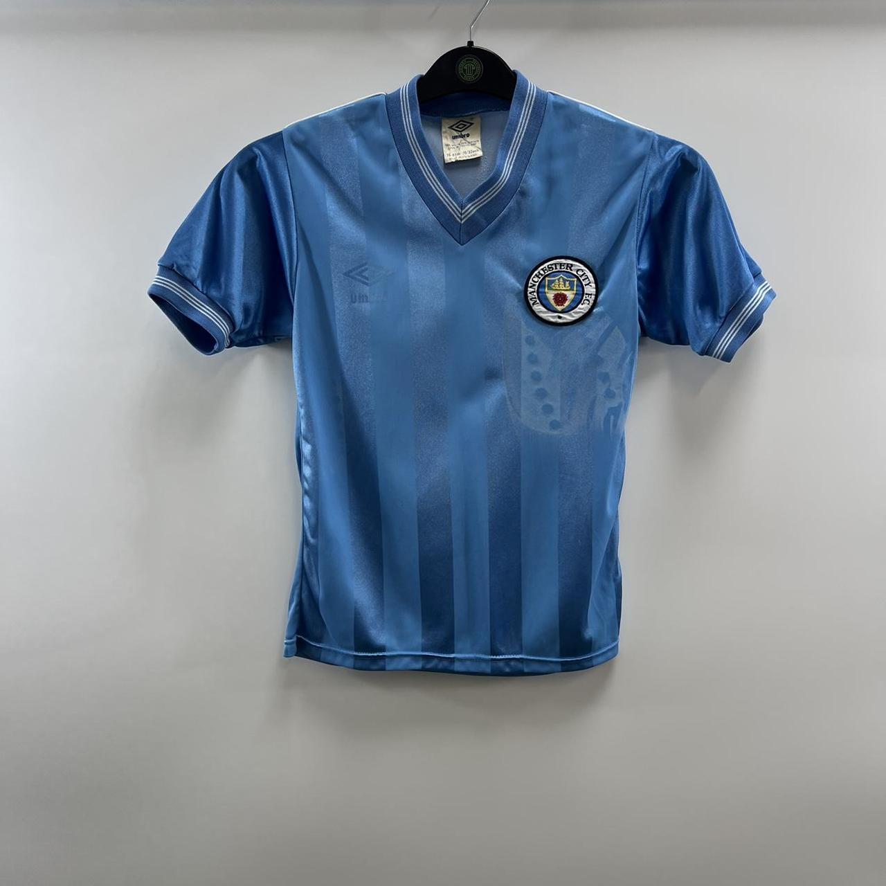 Manchester City Home Football Shirt 1983/85 Large... - Depop