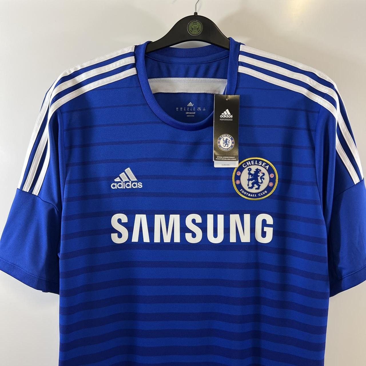 BNWT Chelsea Home Football Shirt 2014/15 Adults XL... - Depop