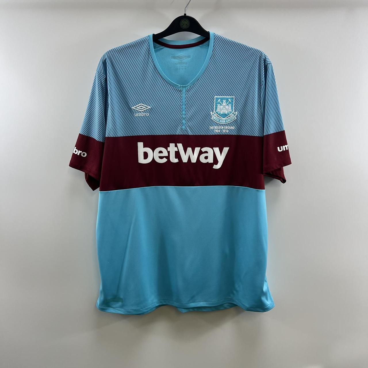 West Ham United Away Football Shirt 2015/16 Adults | Depop