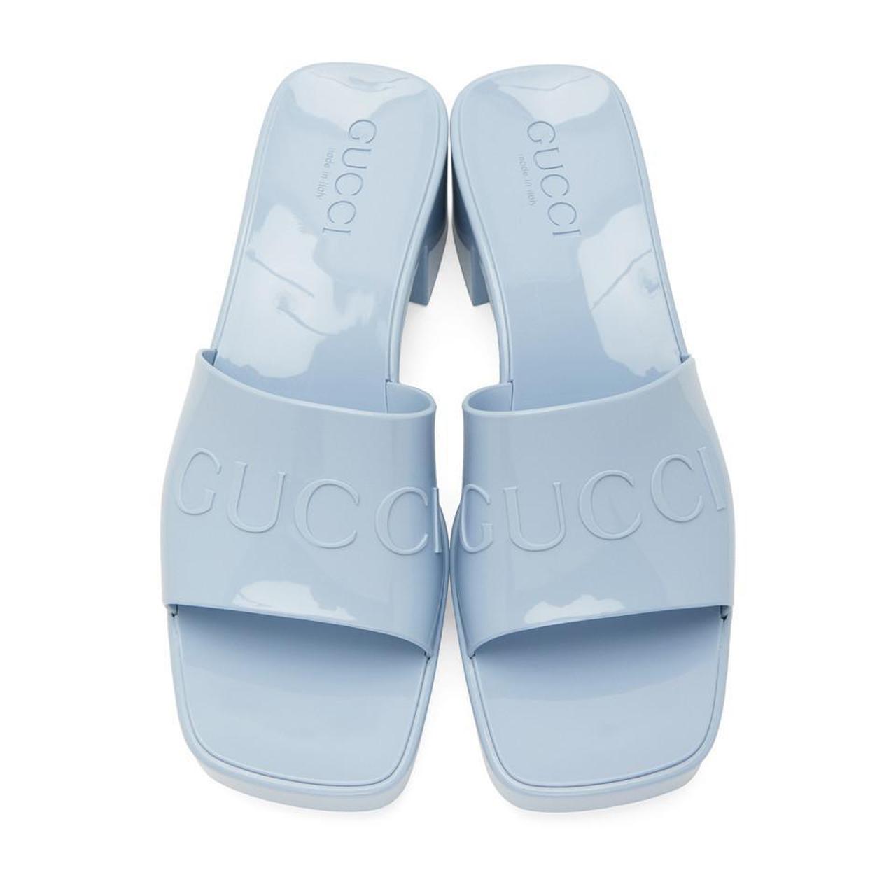 Gucci slides clearance women blue