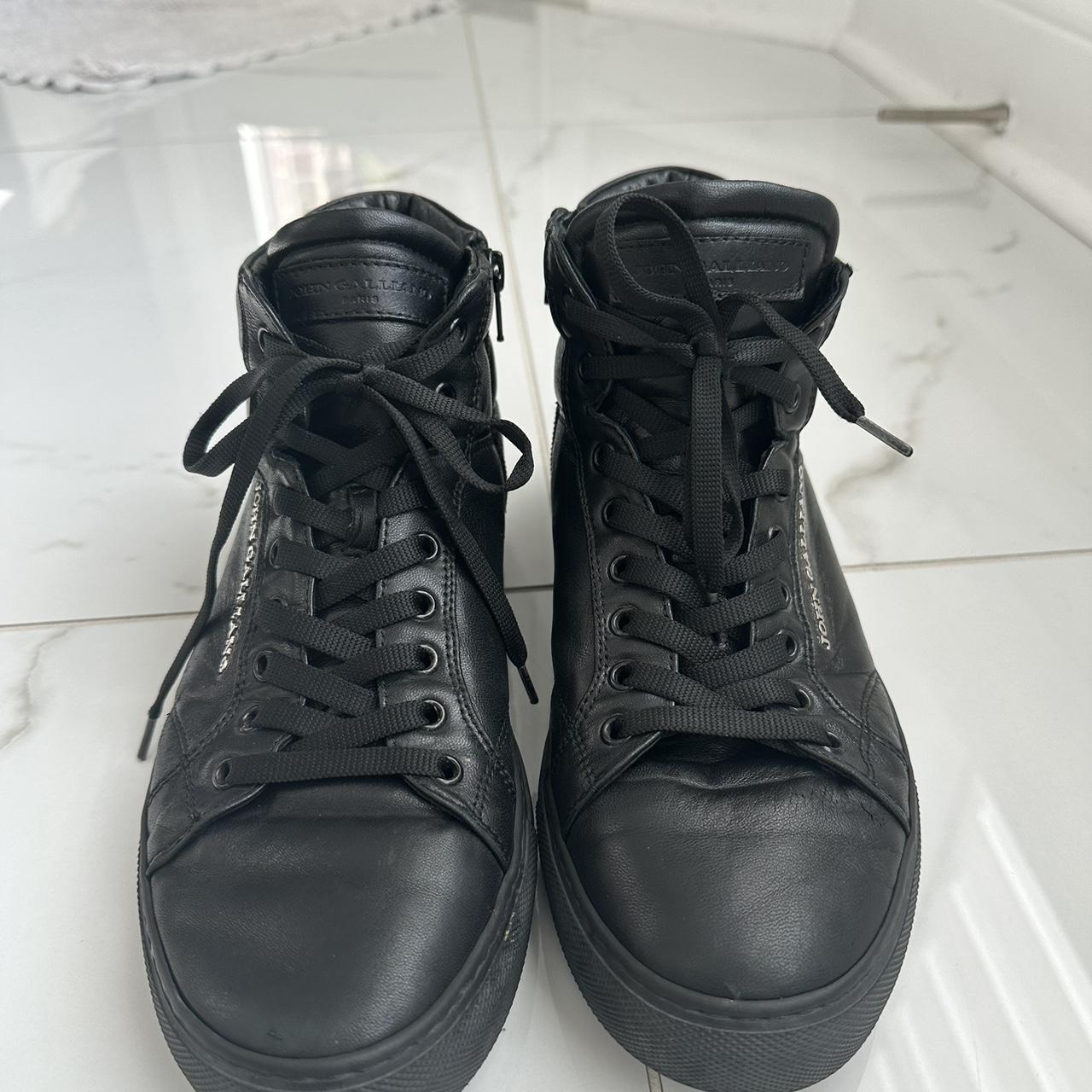 JOHN GALLIANO ブラックブーツ 42 JOHN GALLIANO | ショートブーツ ブラック レディース | YOOX