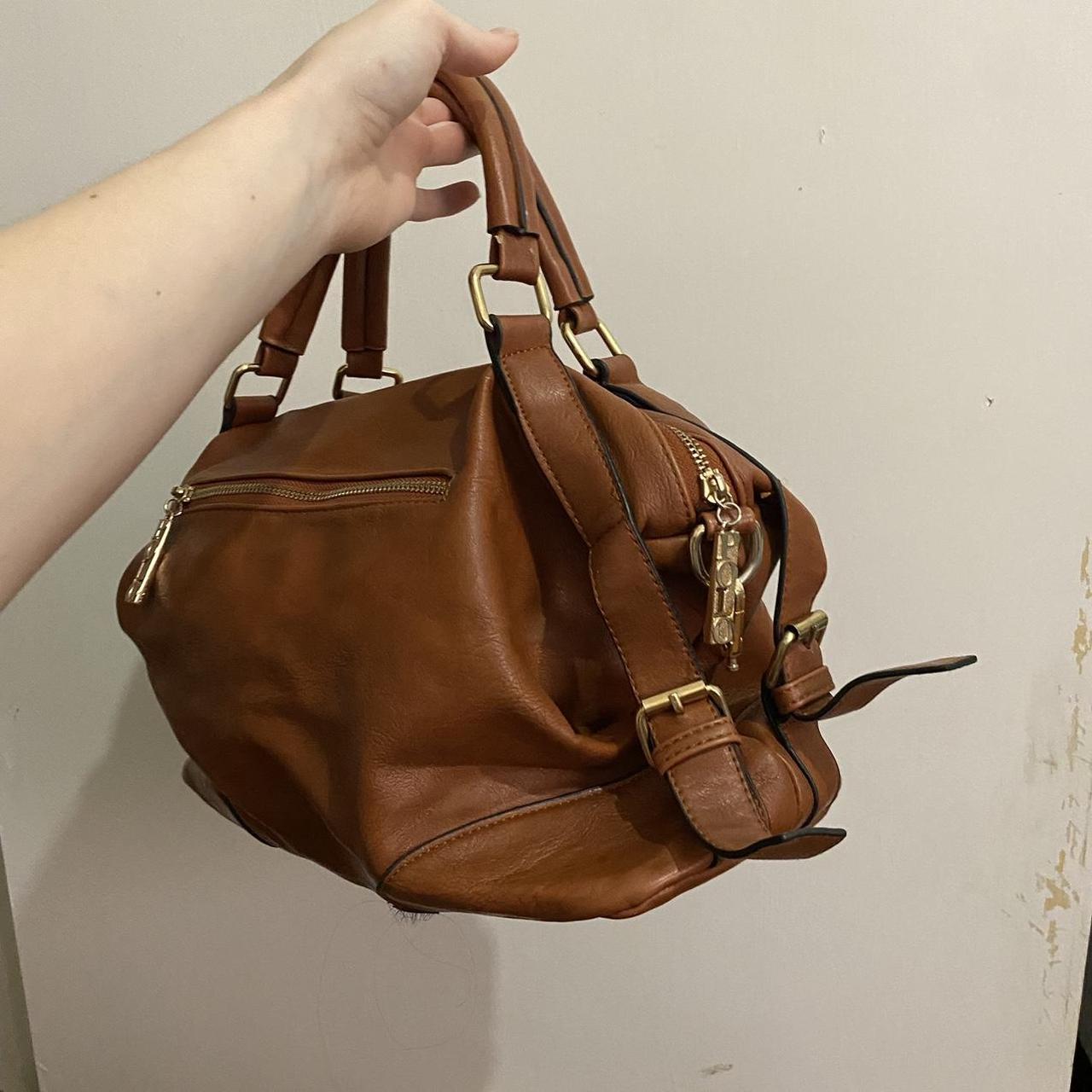 Weidipolo Tan leather handbag! Near perfect... - Depop