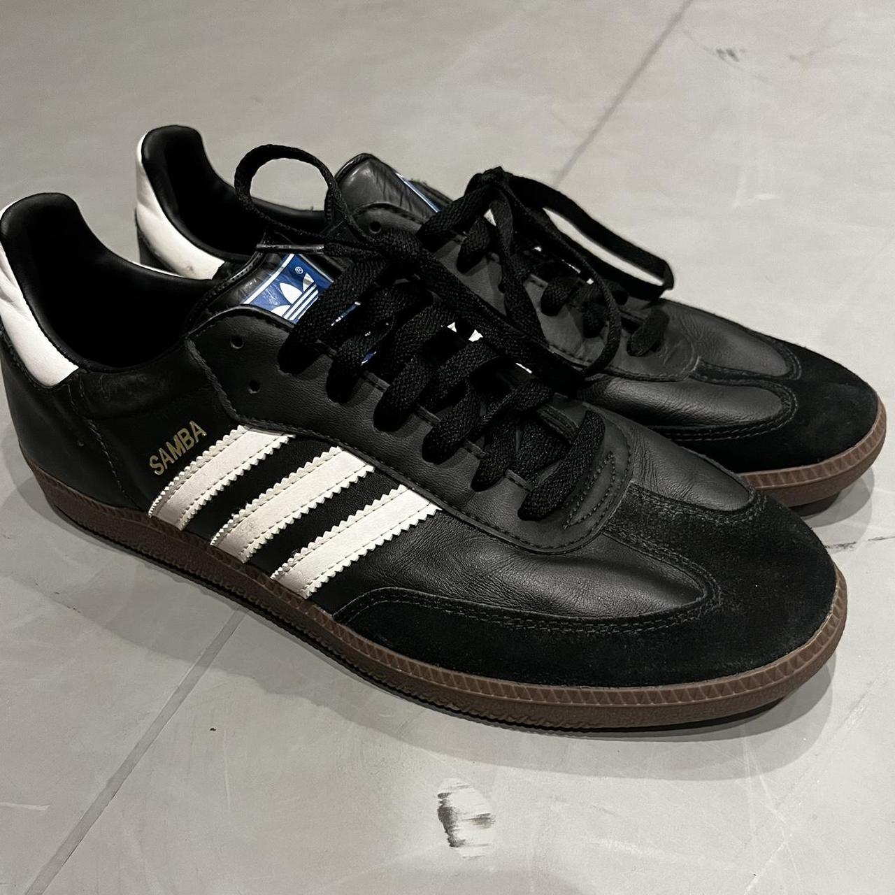 Adidas Sambas Black super good condition / classic... - Depop