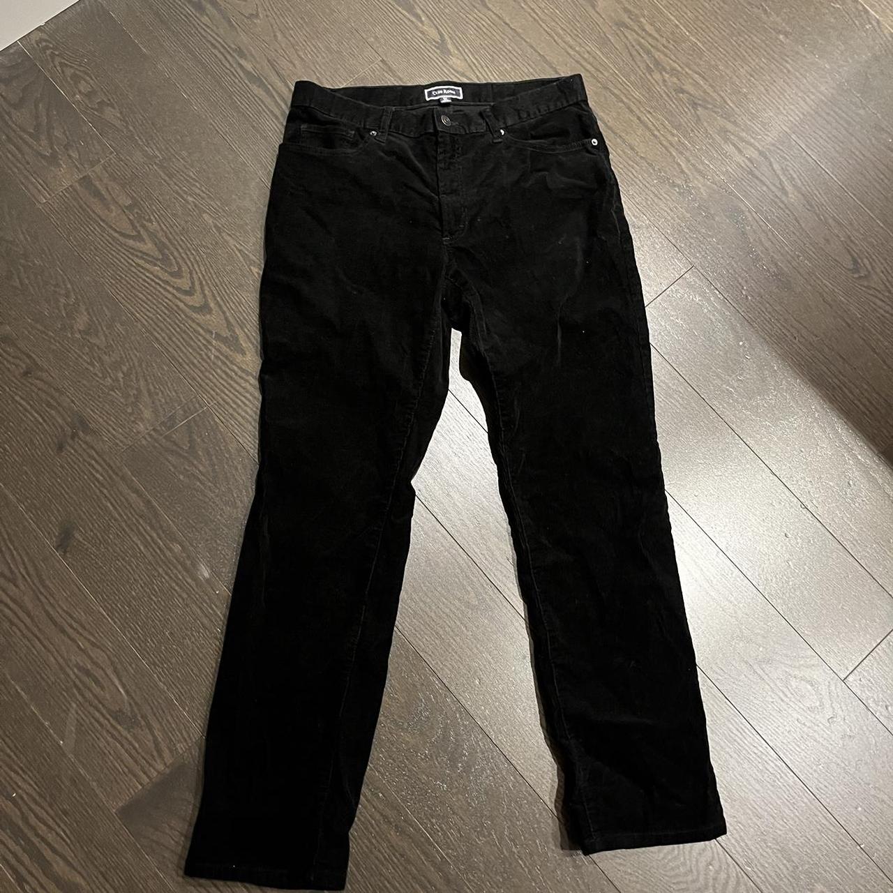 32x32 BLACK CORDUROY PANTS #corduroy #retro #classic - Depop