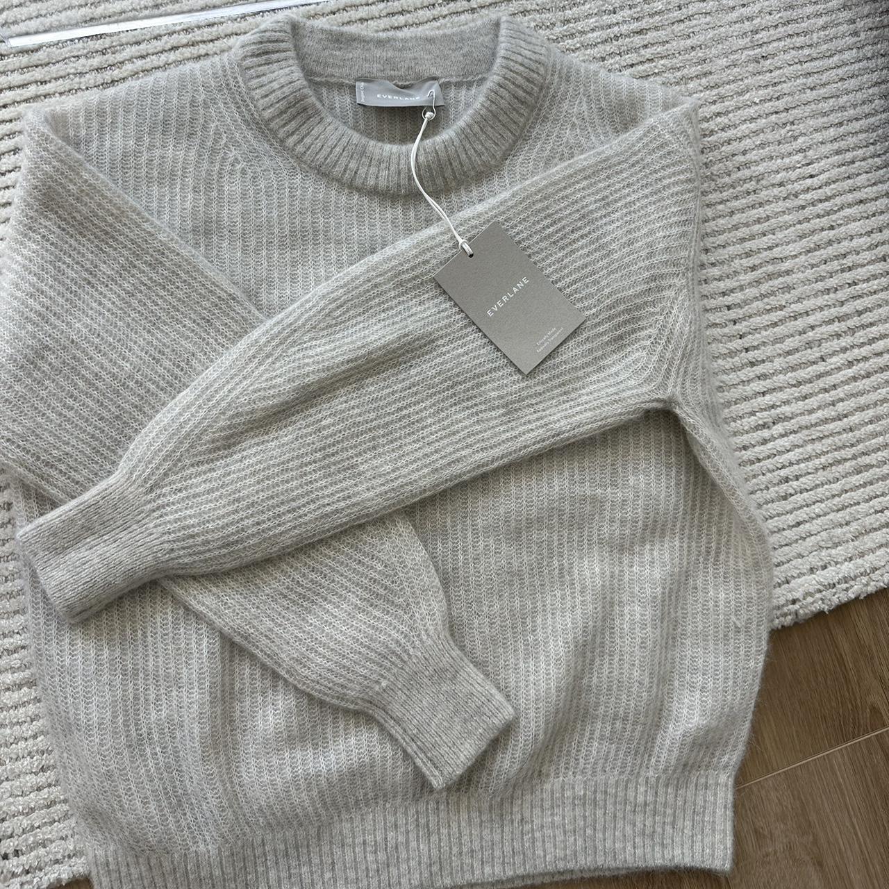 The Classic Everlane Alpaca Crew In Almond Size - Depop