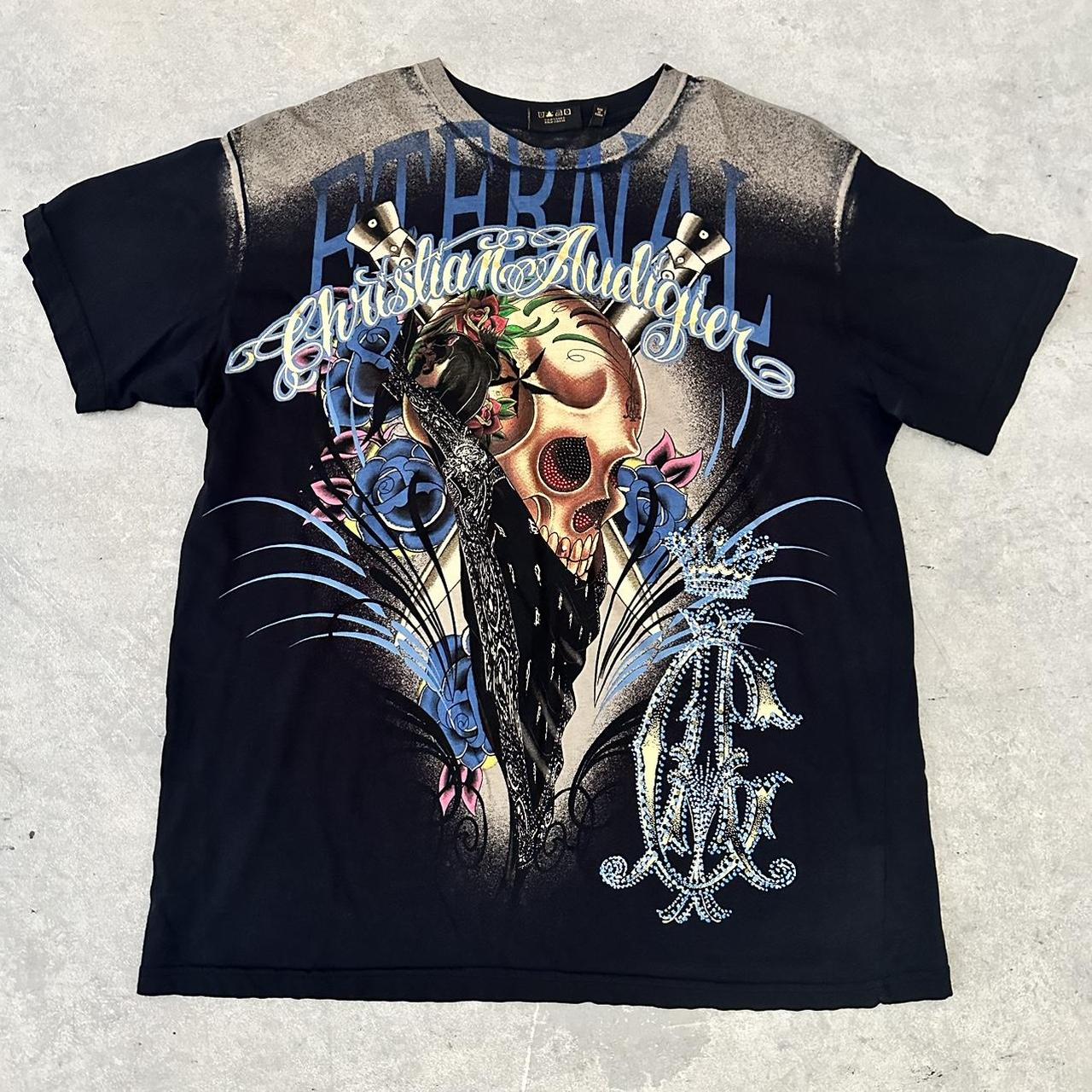 Camisetas Christian Audigier Sever Spec Men's T-Shirt By Christian