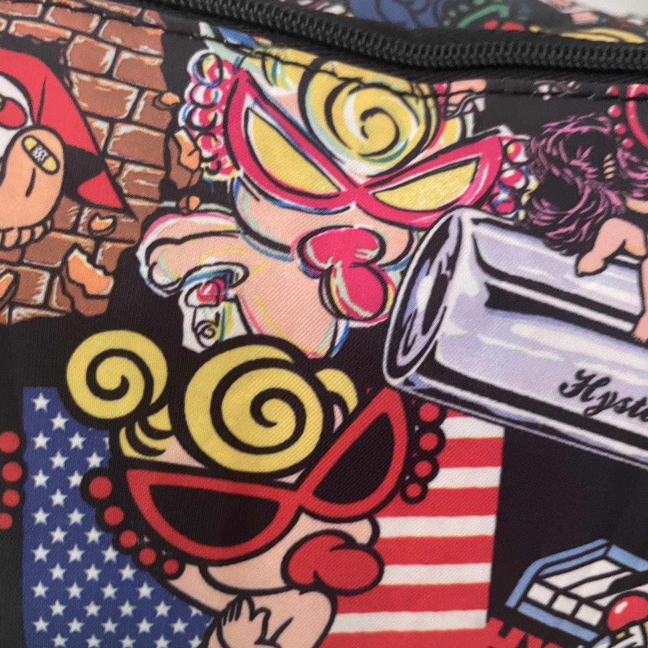 Hysteric glamour cross body graphic multicolour | Depop