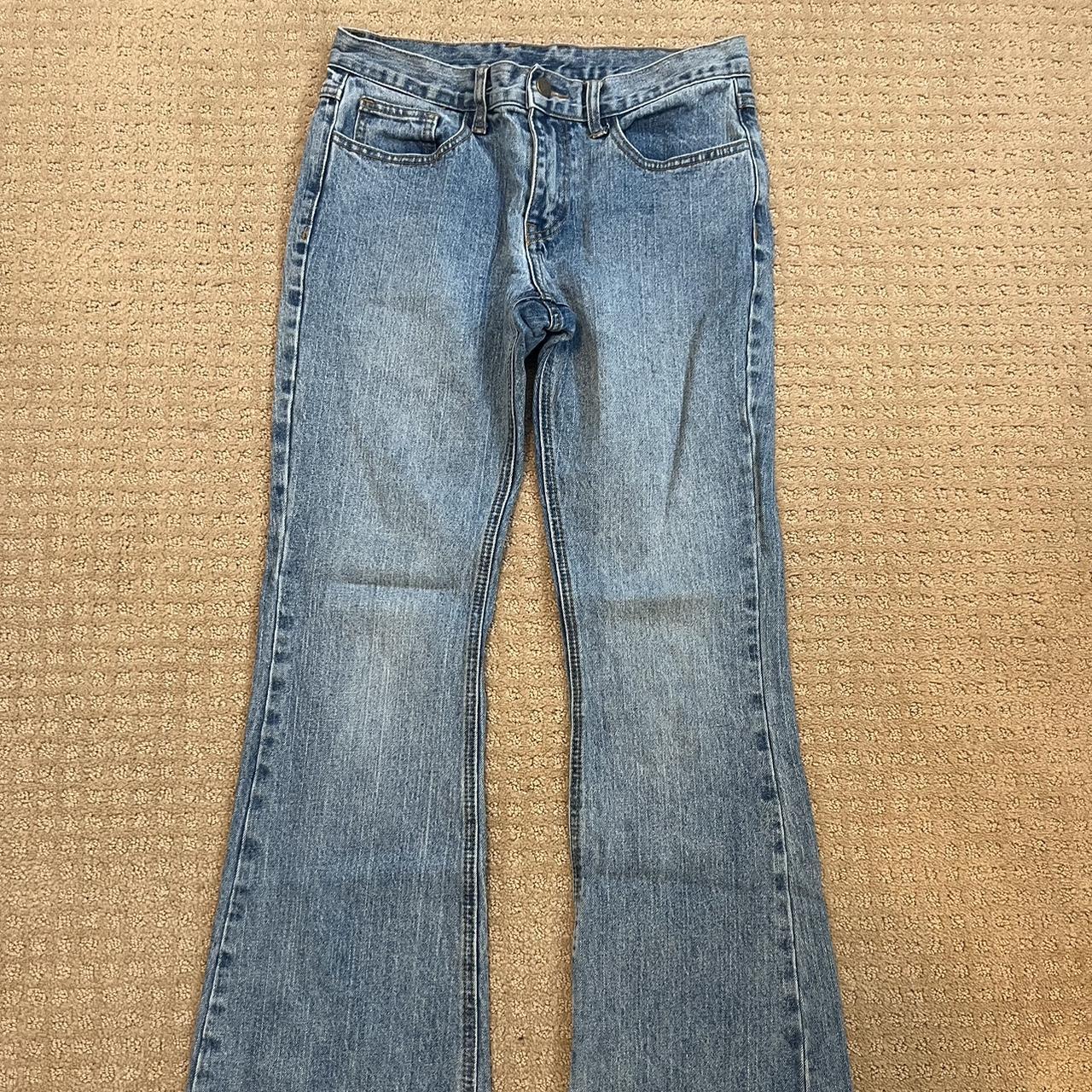 Brandy Melville low rise bootcut jeans size