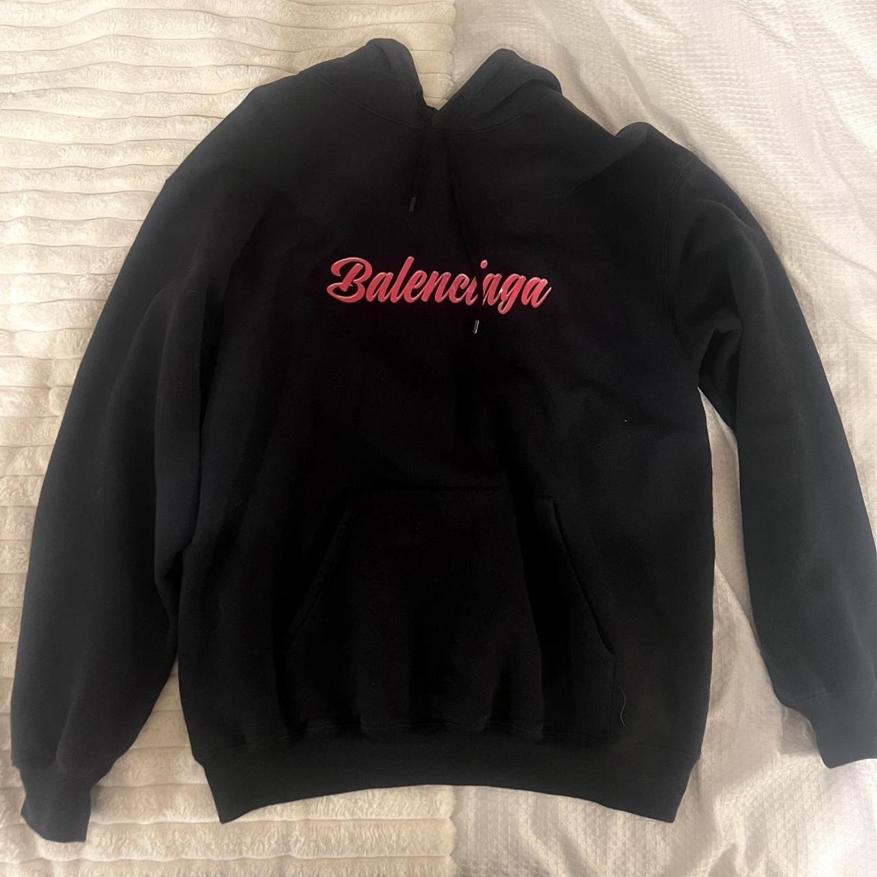 Balenciaga hot sale hoodie pink