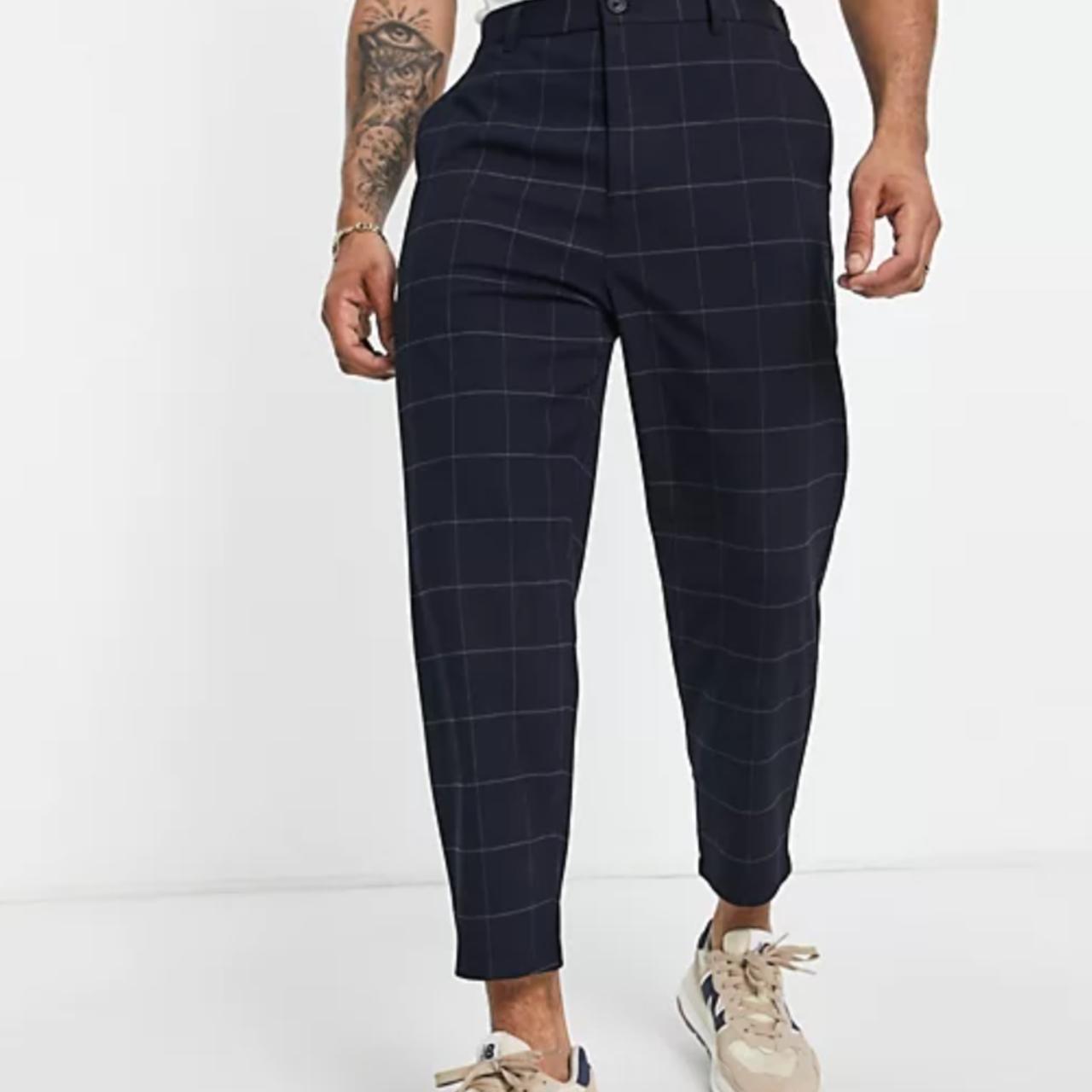 Zara pantalon best sale carreaux homme