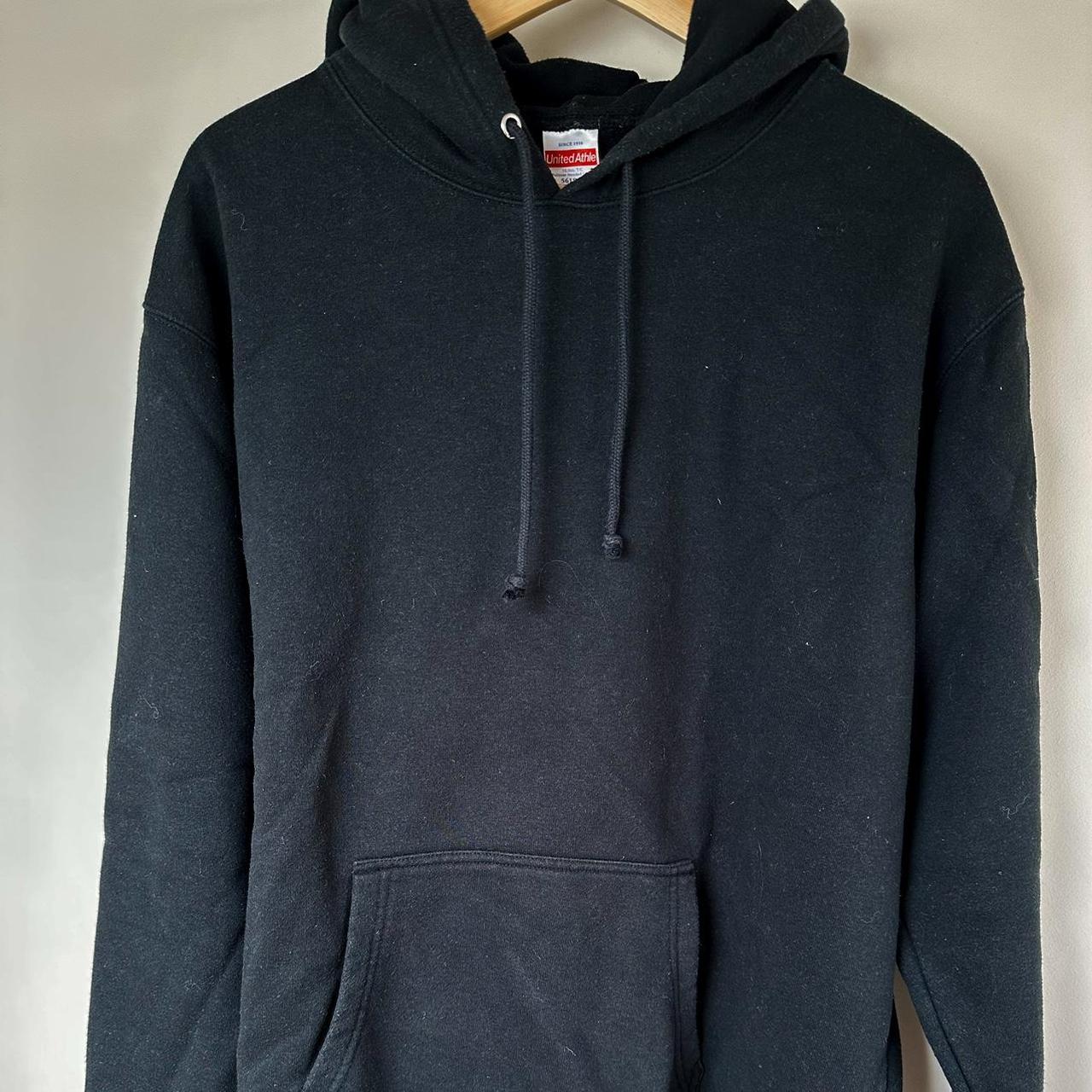 United Athle Black hoodie Size XL (roughly... - Depop