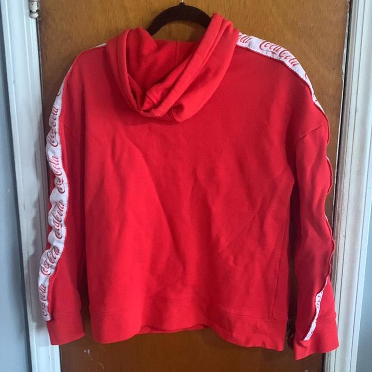 Red adidas hot sale hoodie pacsun