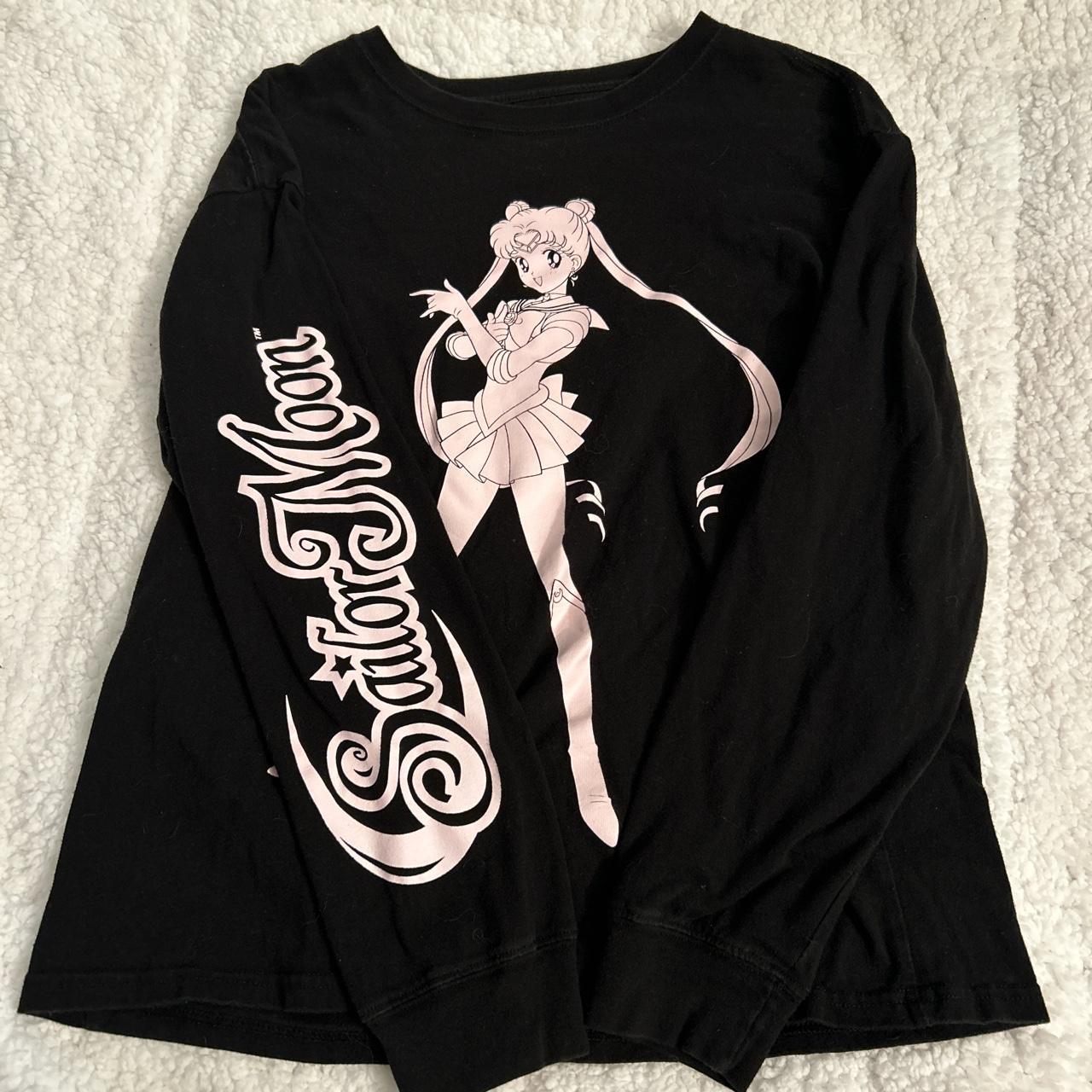 Sailor moon long sleeve graphic tee . Size medium Depop