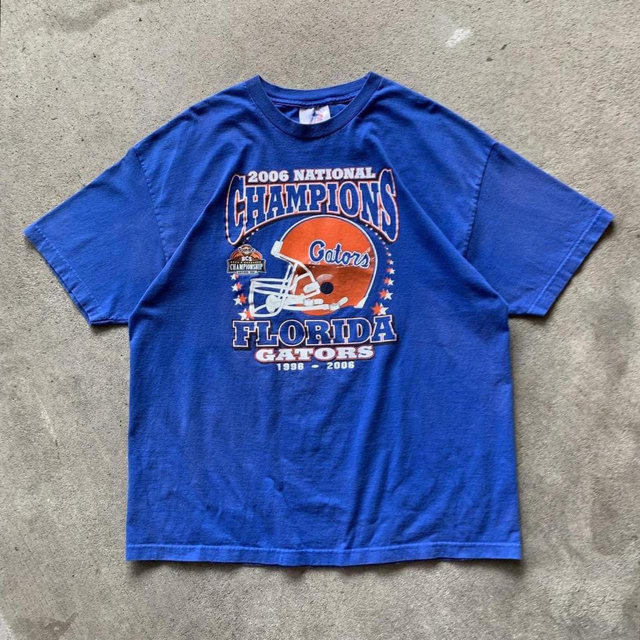 Men's Blue and Orange T-shirt | Depop