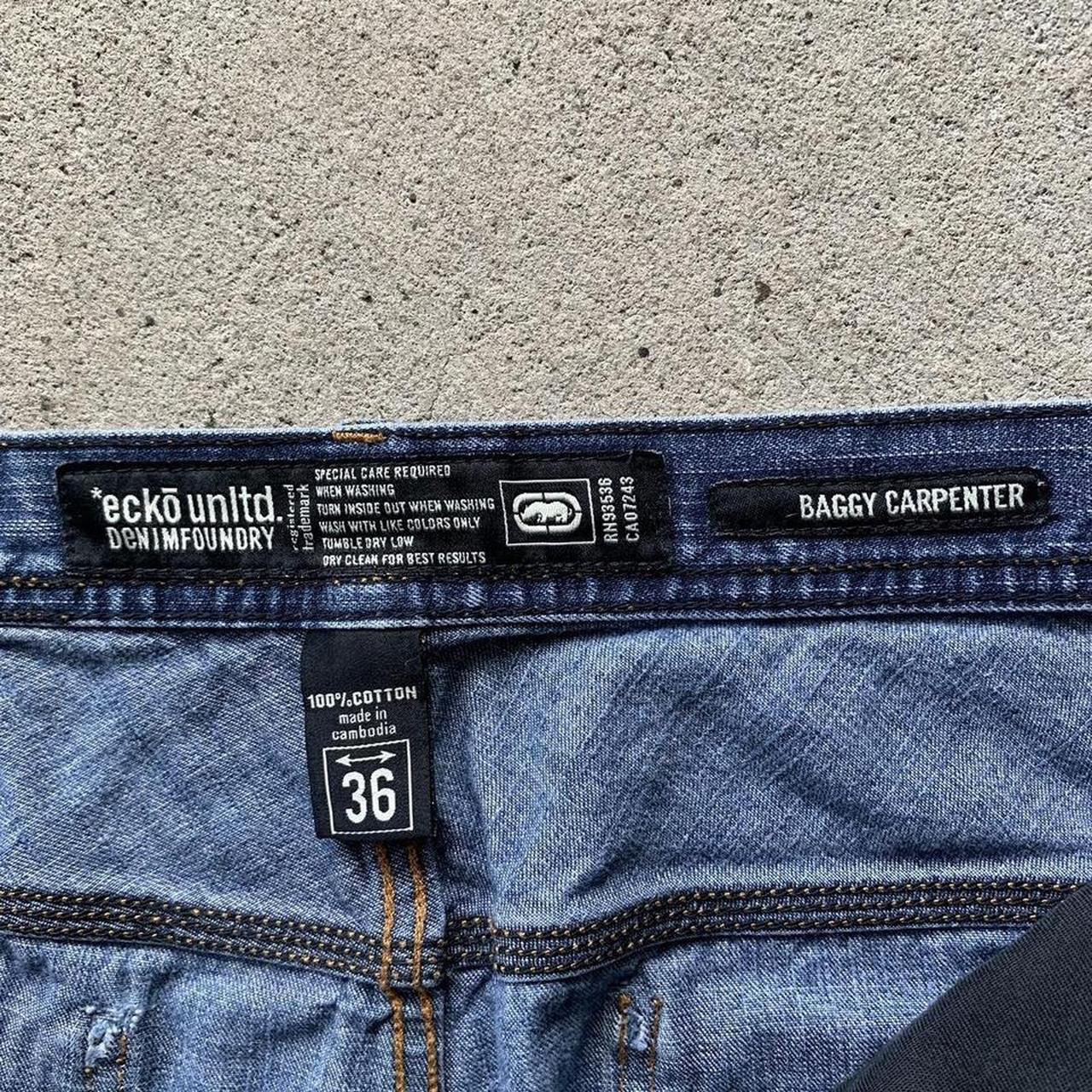 Ecko Unltd. Men's Navy and Blue Jeans | Depop