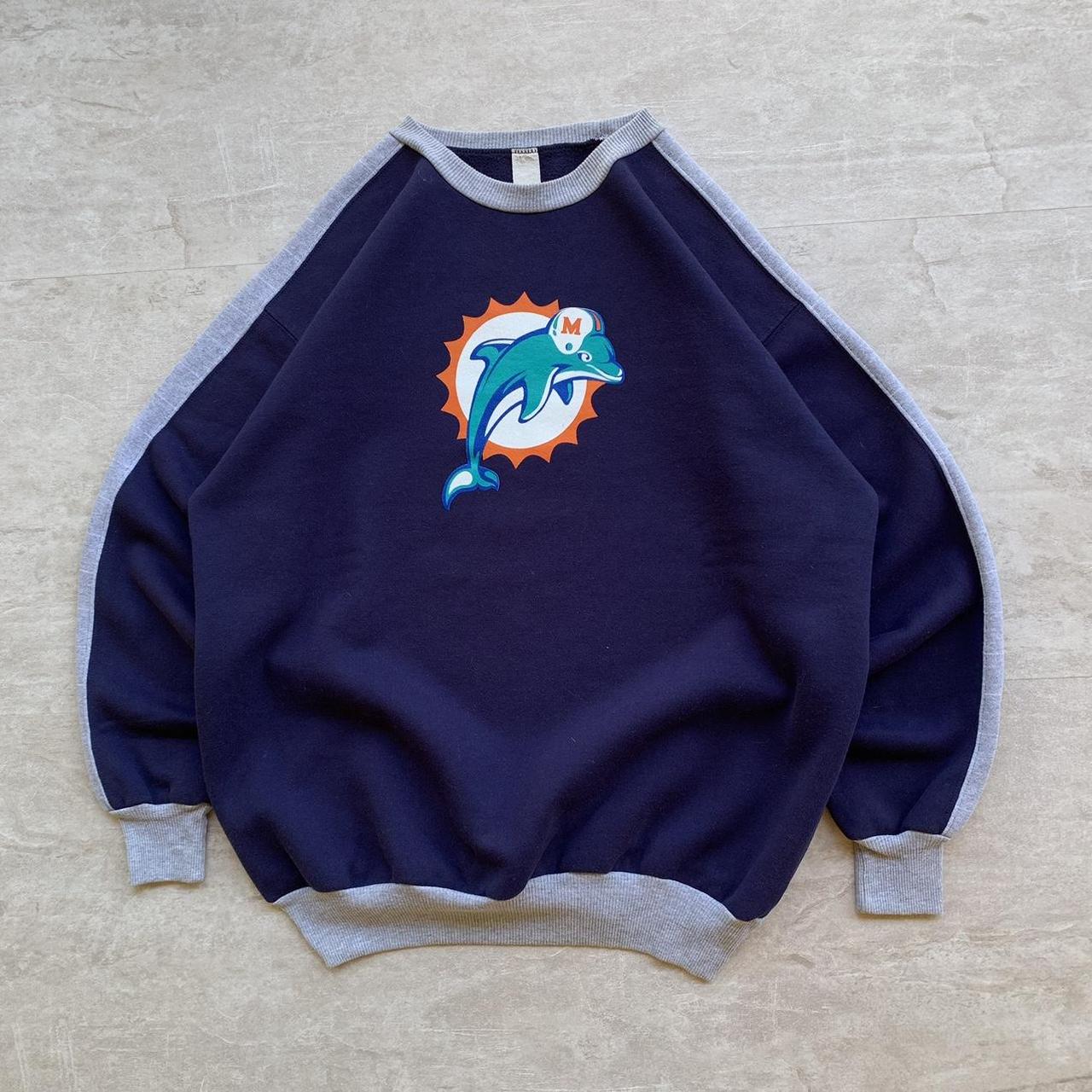 VINTAGE MIAMI DOLPHINS SWEATSHIRT #Miamivintage - Depop