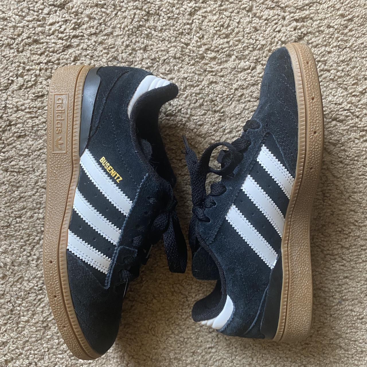 Adidas Women's Black and White Trainers | Depop