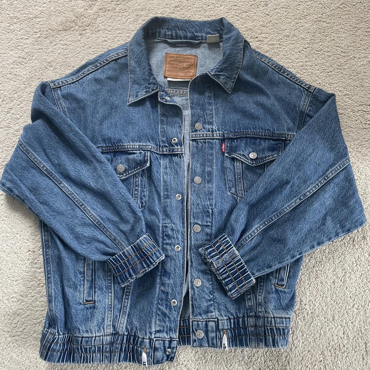 Levi’s Blue Oversized Denim Jacket levi’s blue... - Depop