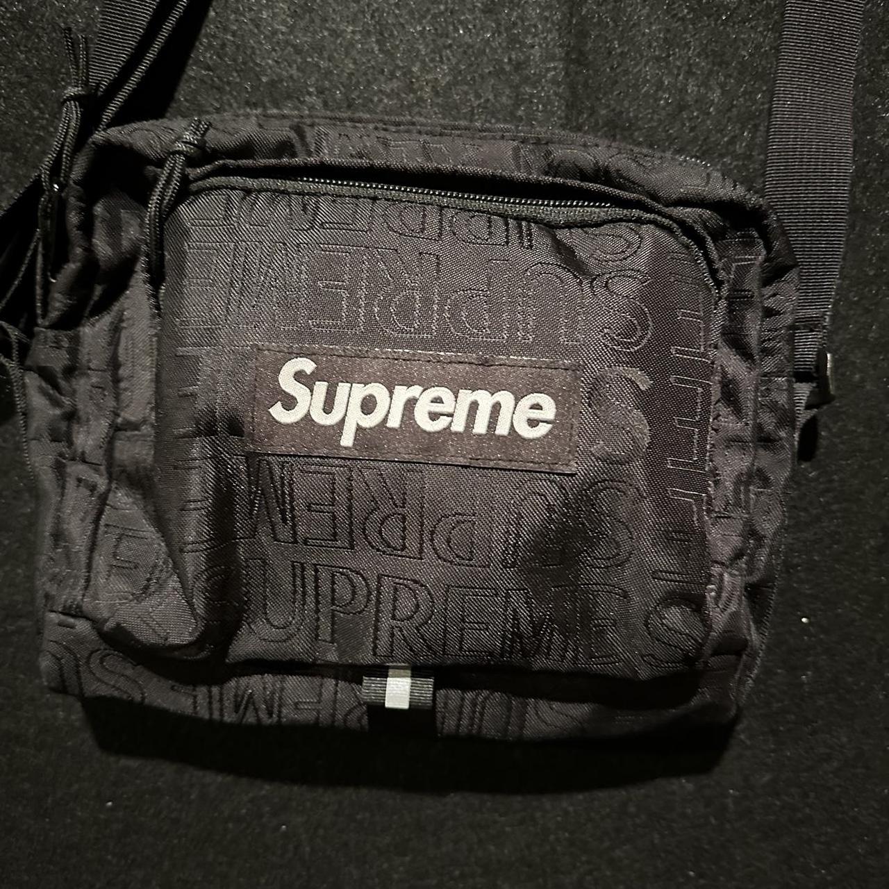 Supreme SS19 Black Shoulder Messenger Bag 🏆 Trusted - Depop