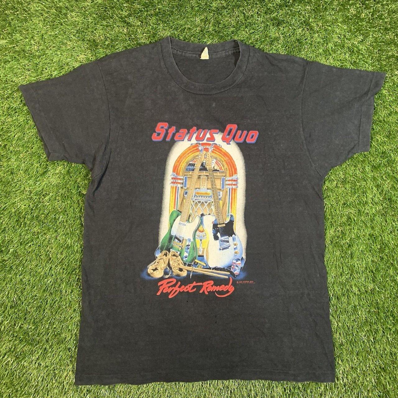 Vintage Status Quo Perfect Remedy Tour 1989 80s Depop