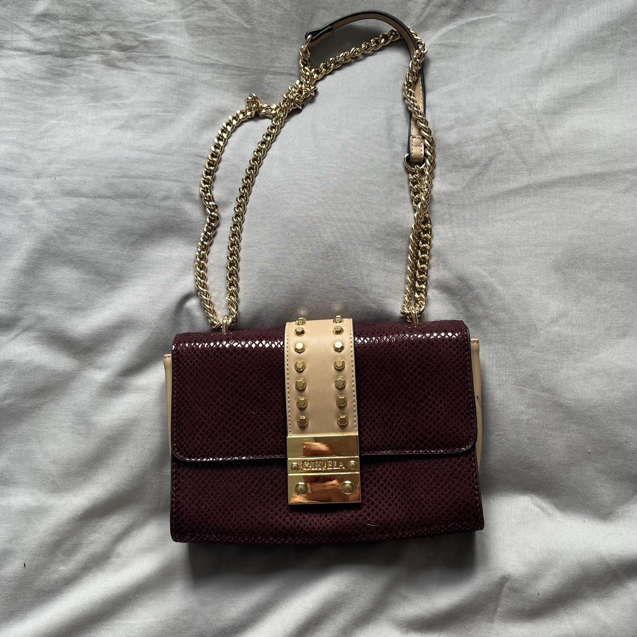 Carvela Kurt Geiger chain shoulder bag Gold Depop