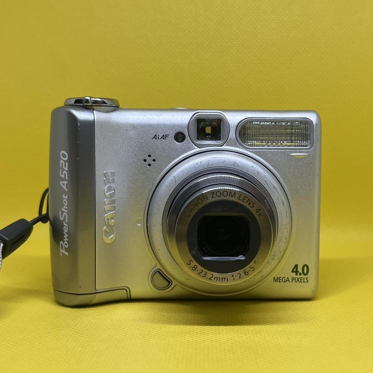 Canon Silver and Grey Camerasandaccessories Depop