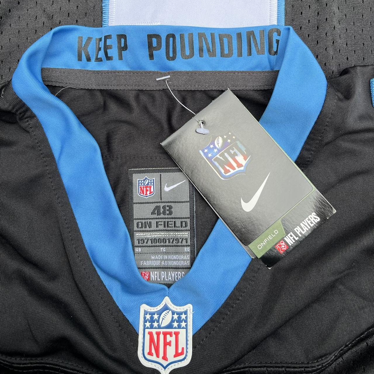 Nike Dri-Fit NFL Carolina Panthers Polo Shirt. - Depop