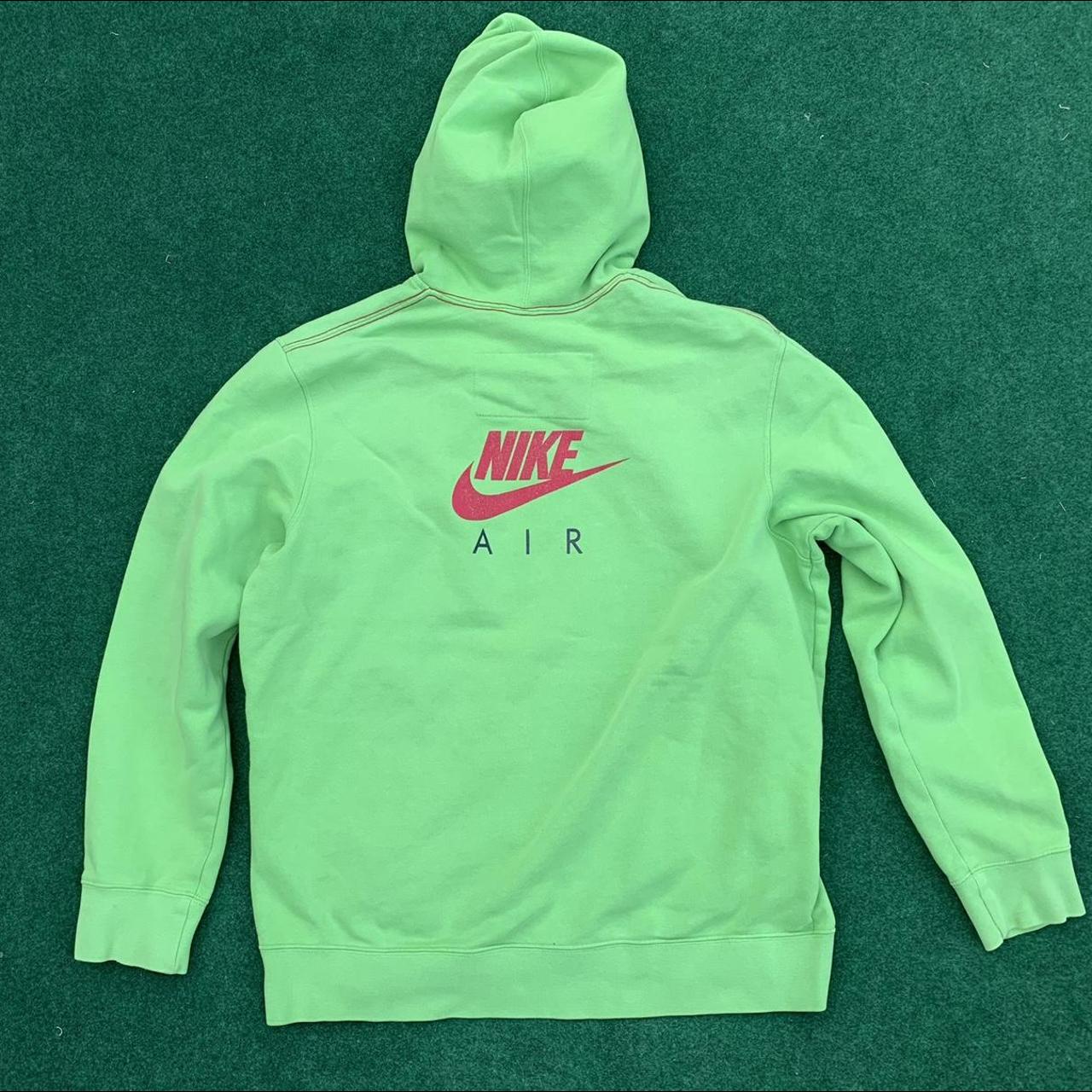 Lime green shop nike hoodie