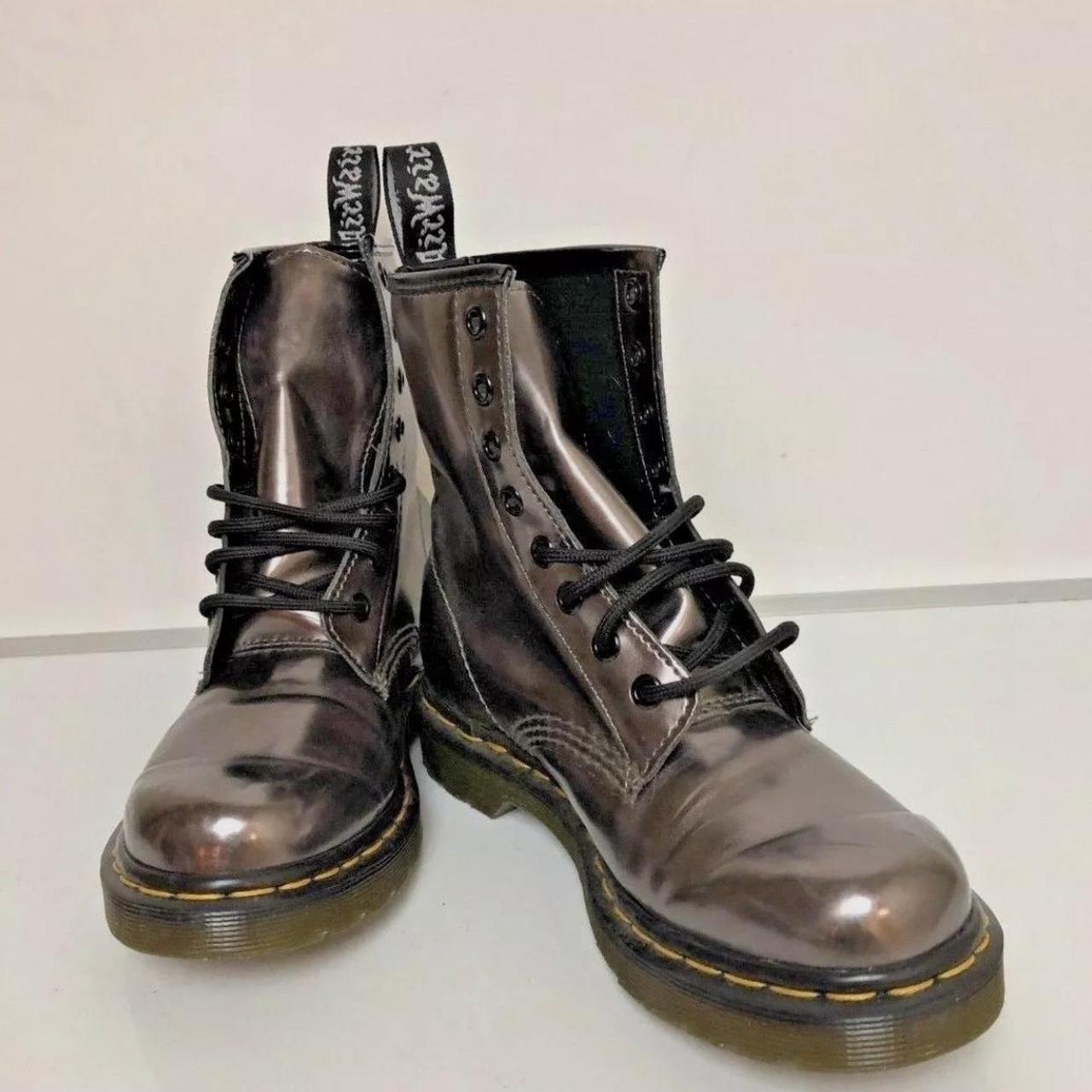 Pewter dr 2024 martens boots