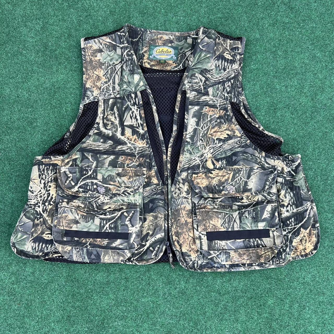 amazing cabelas camo fishing vest dm if you have - Depop