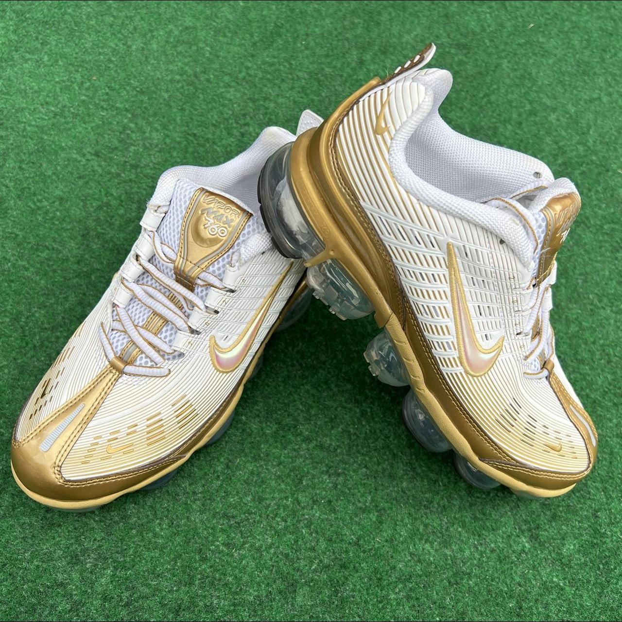 Air vapormax women's outlet white and gold