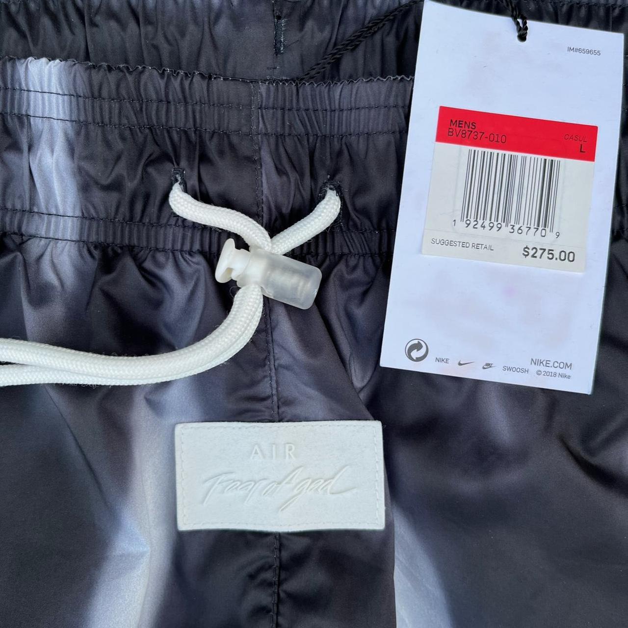 Nike x Fear of God FOG Black Tie-Dye Print Essential Nylon Jogger Track  Pants