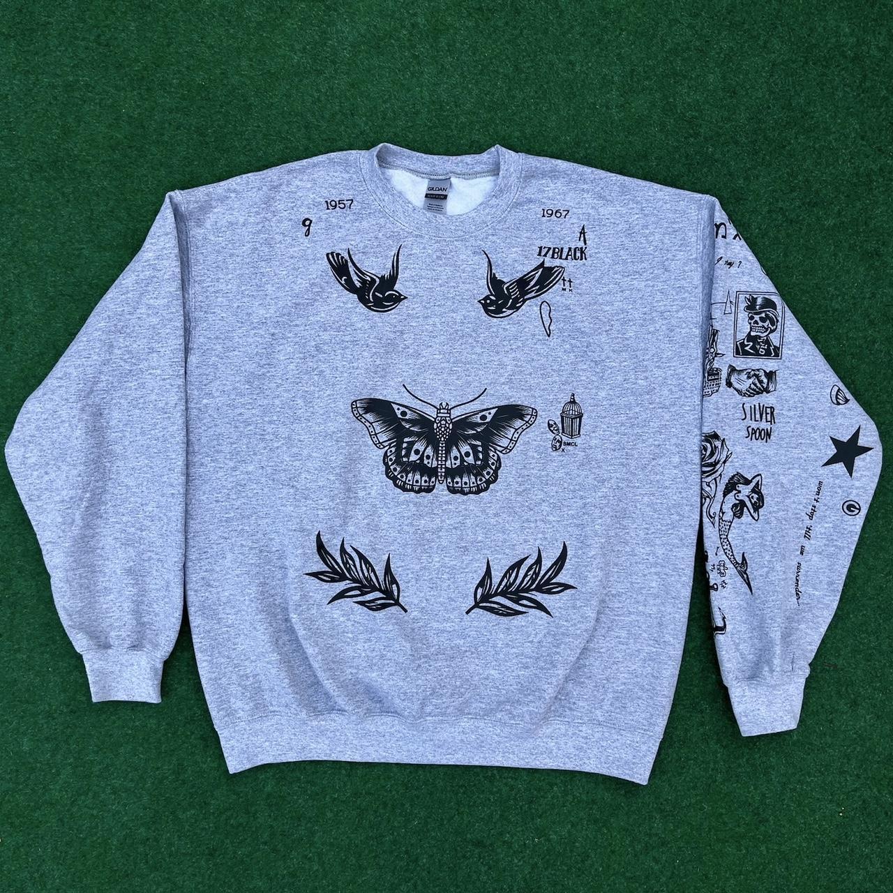 Harry styles tattoo sweatshirt best sale