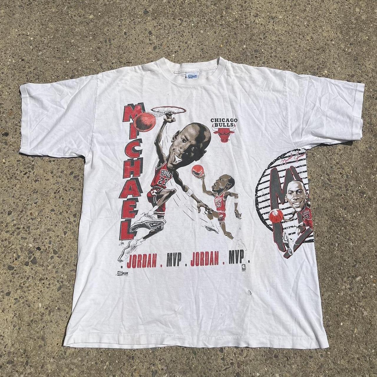 Vintage Chicago Bulls MICHAEL JORDAN MVP Character T | Depop