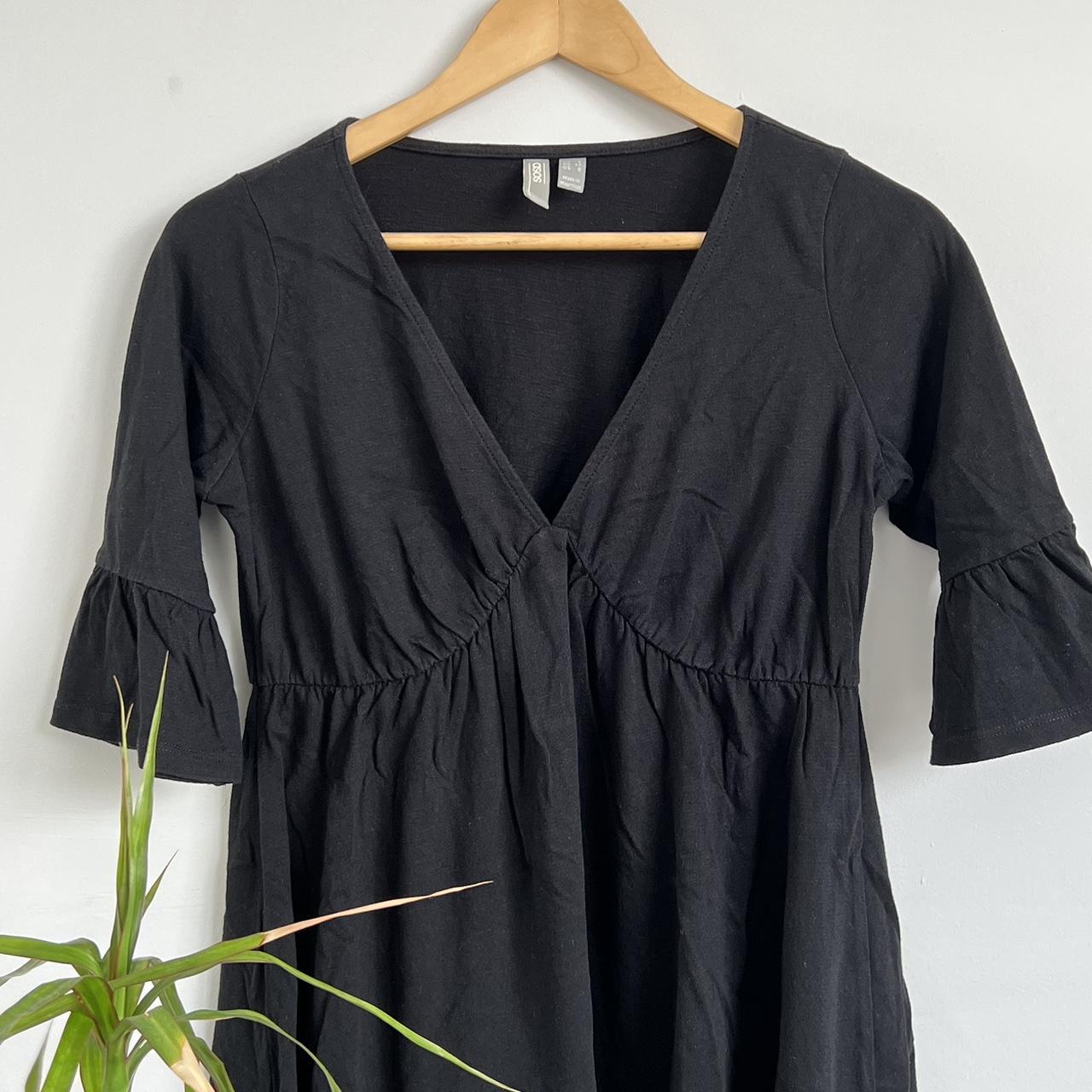 Asos little black dress, short sleeve, v neck,... Depop