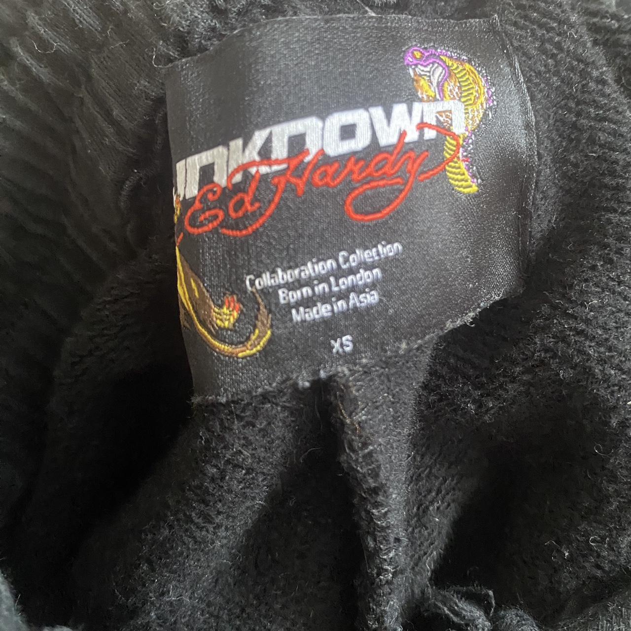 Unknown London Men's Black and Silver Joggerstracksuits Depop