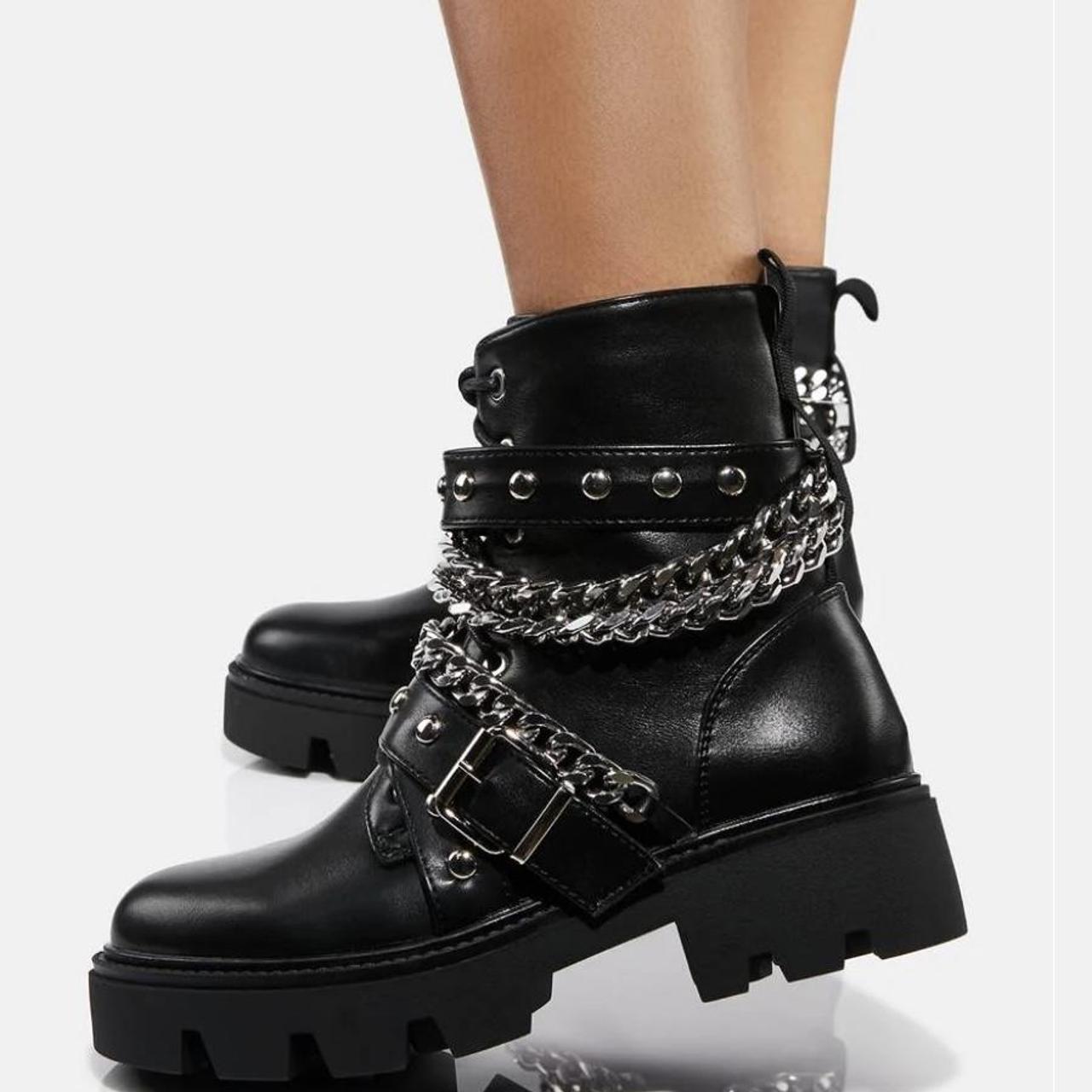 lady godiva combat boots