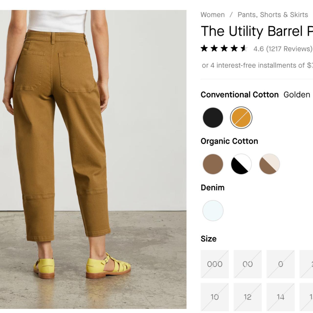 The Utility Barrel Pant Golden Brown – Everlane