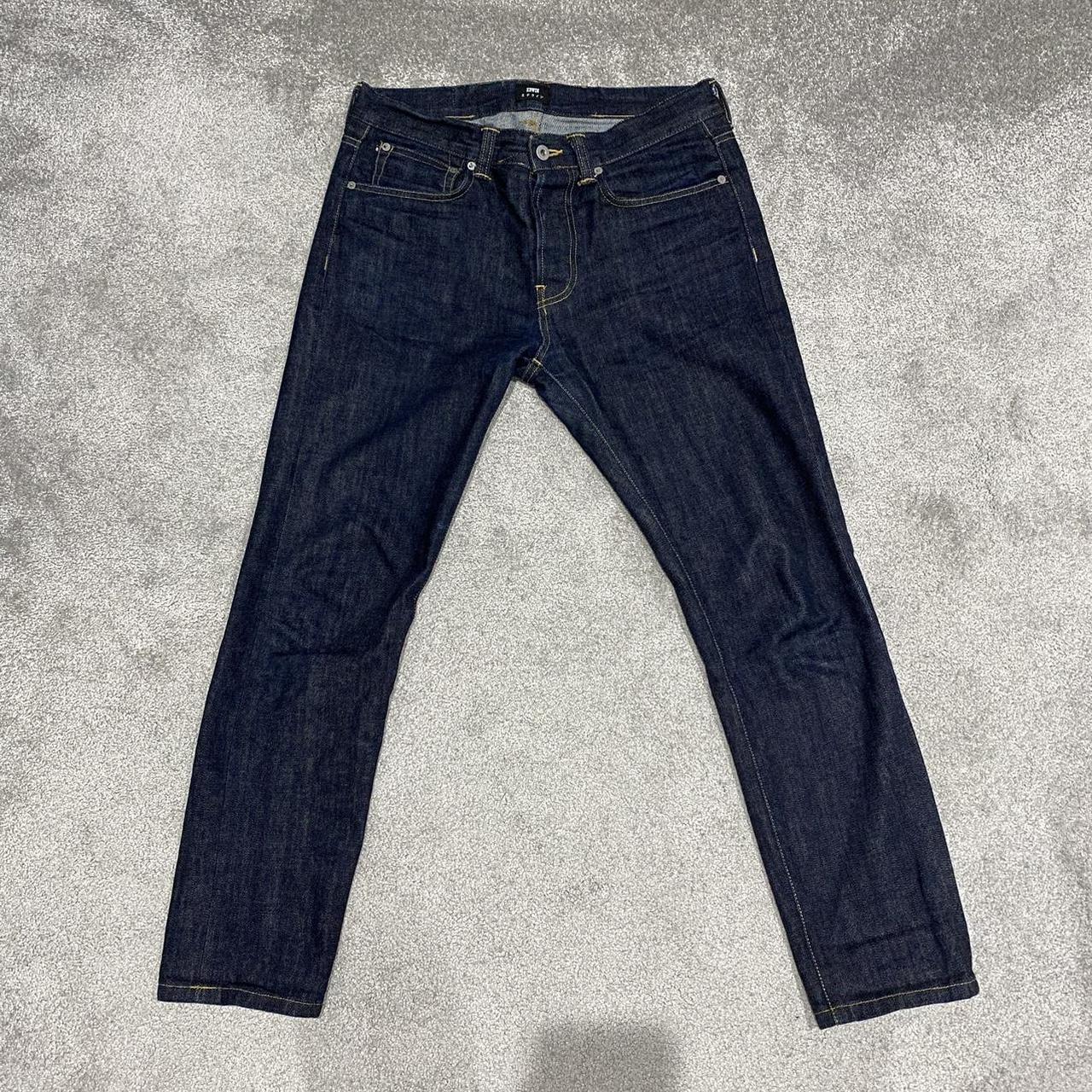 Edwin red line selvedge denim ED-80 Slim tapered... - Depop